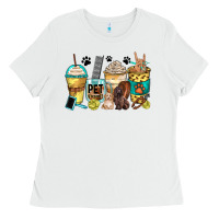 White pet groomer coffee cups Ladies Tee - Zillion Design Studio
