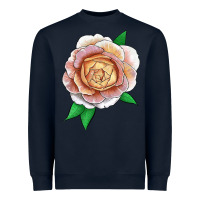 Navy fun in the sun rose Heavyweight Sweatshirt - LillyAllenDesigns