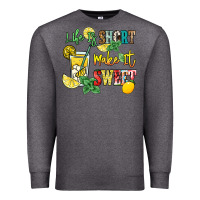 Charcoal Heather life is  make it sweet Premium Sweatshirt - NancyCooperArtShop