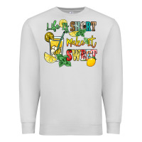 Dove Grey life is  make it sweet Premium Sweatshirt - NancyCooperArtShop