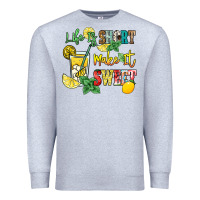 Heather Grey life is  make it sweet Premium Sweatshirt - NancyCooperArtShop
