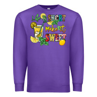 Purple life is  make it sweet Premium Sweatshirt - NancyCooperArtShop