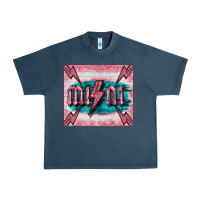 Midnight Navy western mini pink glitter Urban Heavy Tee - BarkalooDesign