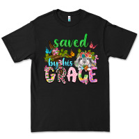 Black Saved by his grace Premium Tee - Neo Western