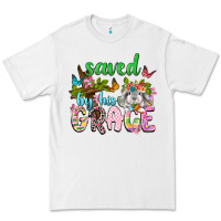Saved By His Grace Premium Tee | Teevron