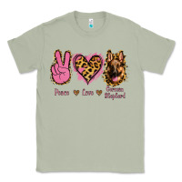 Matcha Peace Love German Shepherd Classic Tee - Jasminsmagicworld