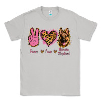 Moon Dust Peace Love German Shepherd Classic Tee - Jasminsmagicworld