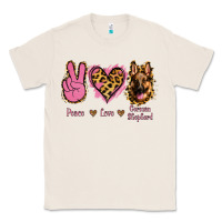 Natural Peace Love German Shepherd Classic Tee - Jasminsmagicworld
