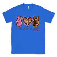 True Royal Peace Love German Shepherd Classic Tee - Jasminsmagicworld