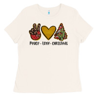 Bone peace love christmas Ladies Tee - JahusDesignShop