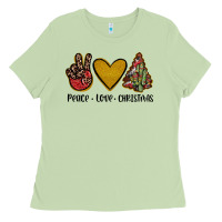 Matcha peace love christmas Ladies Tee - JahusDesignShop