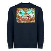 Navy beach'in sunglasses Heavyweight Sweatshirt - Jasminsmagicworld