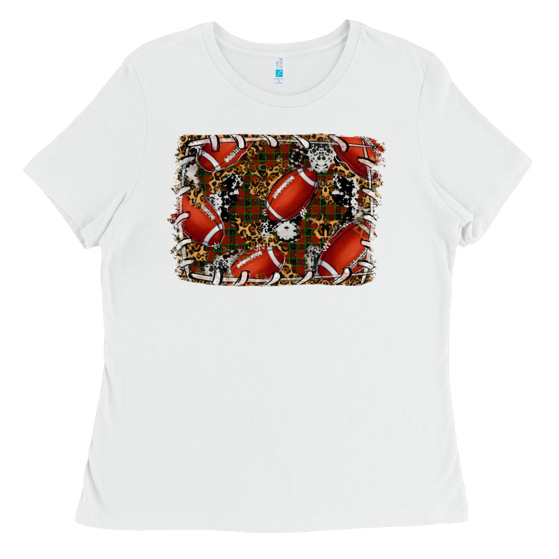 Christmas Football Ladies Tee by RanaPortraitStore | Teevron