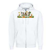 White american football dad libbey glass Zipper Hoodie - BundleAndBundleShop