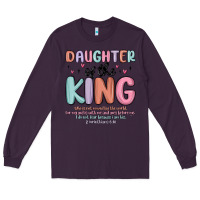 Plum daughter of the king Long Sleeve Tee - MaliasSmallBusiness