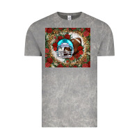 Cloud Rock american football helmet and leopard Vintage Tee - NancyCooperArtShop