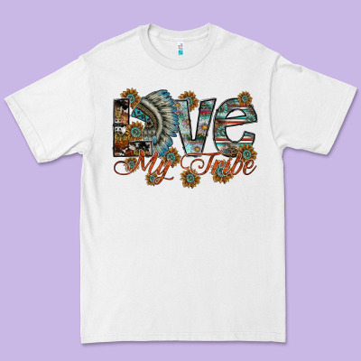 Love My Tribe Premium Tee Designed By Sublimationcraftshop