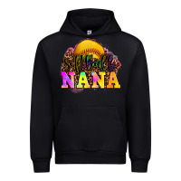 Black softball nana Urban Hoodie - OliviaCreatesArt