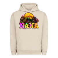 Pigment French Oak softball nana Urban Hoodie - OliviaCreatesArt