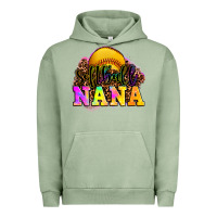 Pigment Oil Green softball nana Urban Hoodie - OliviaCreatesArt