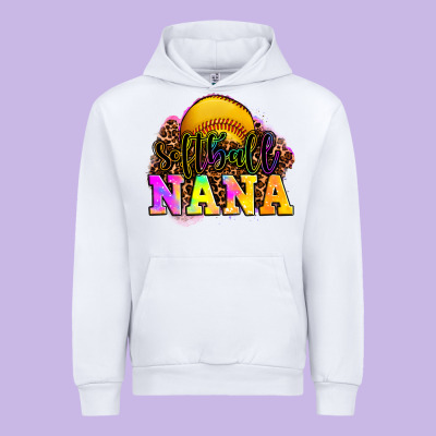 Softball Nana Urban Hoodie Designed By Oliviacreatesart