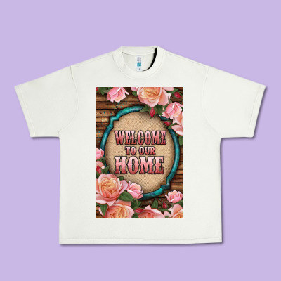 Western Welcome To Our Home Urban Heavy Tee Designed By Lillyallendesigns