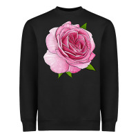 Black all dressed up rose Heavyweight Sweatshirt - LillyAllenDesigns