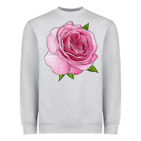 Heather Grey all dressed up rose Heavyweight Sweatshirt - LillyAllenDesigns