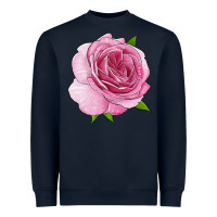 Navy all dressed up rose Heavyweight Sweatshirt - LillyAllenDesigns