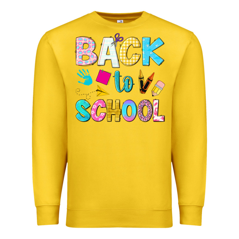 Back To School Premium Sweatshirt by NancyCooperArtShop | Teevron
