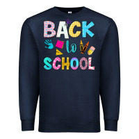 Navy back to school Premium Sweatshirt - NancyCooperArtShop