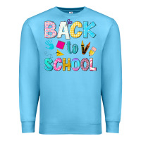 Ocean Blue back to school Premium Sweatshirt - NancyCooperArtShop