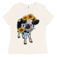 Bone heifer cow Ladies Tee - RanaPortraitStore