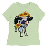 Matcha heifer cow Ladies Tee - RanaPortraitStore