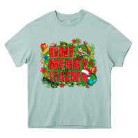 Arona one merry teacher Heavy Core Tee - texasbilliewilder