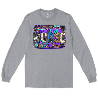 Heather Grey nurse halloween Long Sleeve Tee - JahusDesignShop
