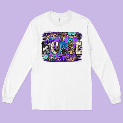 Nurse Halloween Long Sleeve Tee Designed By Jahusdesignshop
