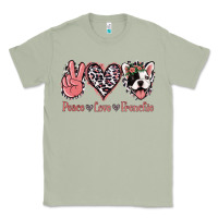Matcha Peace Love French Bulldog Classic Tee - Jasminsmagicworld