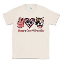Natural Peace Love French Bulldog Classic Tee - Jasminsmagicworld
