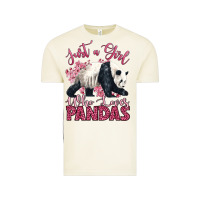 Vintage Arctic just a girl who loves pandas Vintage Tee - LillyAllenDesigns