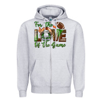 Heather Grey for the love of the game Zipper Hoodie - BundleAndBundleShop
