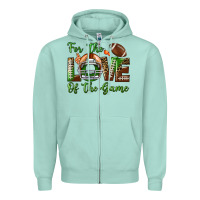 Seafoam for the love of the game Zipper Hoodie - BundleAndBundleShop