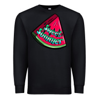 Black sweet summer watermelon Premium Sweatshirt - NancyCooperArtShop