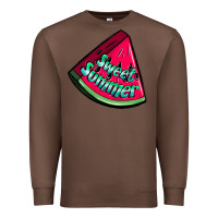 Chestnut sweet summer watermelon Premium Sweatshirt - NancyCooperArtShop