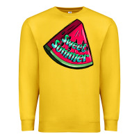 Lemon sweet summer watermelon Premium Sweatshirt - NancyCooperArtShop