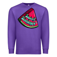 Purple sweet summer watermelon Premium Sweatshirt - NancyCooperArtShop