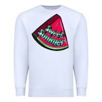 White sweet summer watermelon Premium Sweatshirt - NancyCooperArtShop