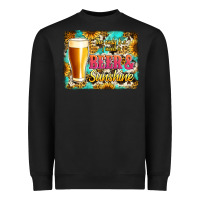 Black beer and sunshine Heavyweight Sweatshirt - Jasminsmagicworld
