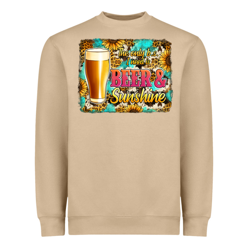 Beer And Sunshine Heavyweight Sweatshirt by Jasminsmagicworld | Teevron