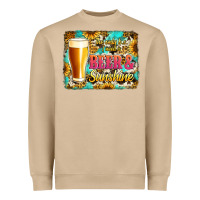 Mushroom beer and sunshine Heavyweight Sweatshirt - Jasminsmagicworld